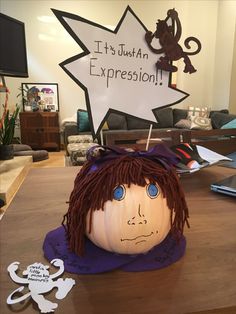 Characters Painting, Book Character Pumpkins, Story Book Pumpkin, Character Pumpkins, Junie B Jones, Pumpkin Books