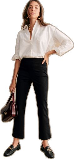 Chic Cropped Leg Dress Pants For Office, Office Wear Cropped Leg Pants For Fall, Ankle-length Pants With Seam Detailing For Fall, Office Pants Cropped Leg For Fall, Office Cropped Leg Pants For Fall, Fall Ankle-length Pants With Seam Detailing, Fall Ankle Pants With Seam Detailing, Fall Office Bottoms With Cropped Leg, Classic Cropped Leg Office Bottoms