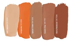 four shades of the same shade for different skin tones and colors, each in various shades