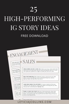 the 25 high - performing it's story ideas for free printable sales flyers