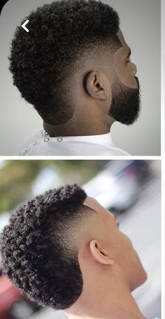 Temper Fade Haircut, Frohawk Fade Men, Frohawk Fade, Black Hair Undercut