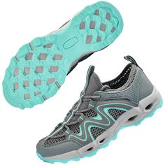 PRICES MAY VARY. 【Quick Dry with Drainage Hole】:The Insole and midsole channel of women hiking water shoes has multiple small holes,which effectively promote the rapid drainage of waterBesides, the soft and breathable memory foam insoles will dry quickly and leave no moisture.This forms a perfect breathing system that keeps your feet cool and dry, from the inside to the outside. 【Foot Safety and Comfortable】:The women water shoes have high quality double mesh provides for superior breathability Swimming River, Breathing System, Lake Kayaking, Womens Hiking, Outdoor Exercises, Water Aerobics, Hiking Shoes Women, Hiking Sneakers, Aqua Shoes