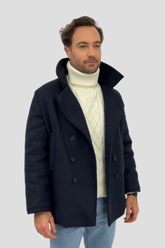 Description : The B56 Cashmere Men's Coat combines classic elegance and luxurious comfort. Made of 100% Italian cashmere, this shed offers unrivaled warmth and softness, perfect for cool days.
Features of Men's Coat :

Main material: 100% Italian cashmere, known for its soft texture and exceptional thermal insulation.
Lining: Quoted lining in 100% cupro, ensuring comfort and additional heat while being breathable.
Design: Classic shed style with an upright collar, ideal for a sophisticated look. Coat For Men, French Army, Thermal Insulation, Pea Coat, Classic Elegance, Coats Jackets Women, Hand Warmers, Trees To Plant, Design Style