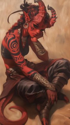 Pan Mythology, Fire Magic, Fantasy Races, Dungeons And Dragons Characters, Dnd Art, Fantasy Creatures Art, Exploring The World, Fantasy Inspiration, Dnd Characters