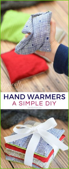 hand warmers that are easy to make with fabric