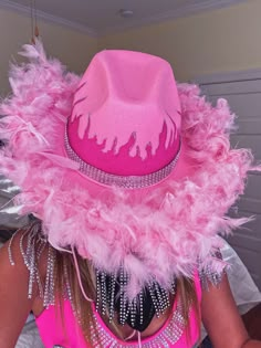 Pink cowgirl space halloween spacecowgirl glitz glitter outerspace cowboy western diamonds glitter sparkly Outfit Inspo Retro, Harry Styles Love On Tour Outfits, Custom Cowboy Hats, Love On Tour Outfits, Pink Cowboy Hat, Bakersfield California, Cowgirl Birthday Party