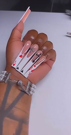 Baddies Nails Long, Xxl Nails, Glow Nails