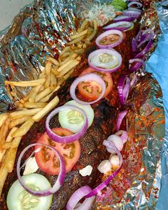 the food is prepared and ready to be eaten on the grill or in the oven