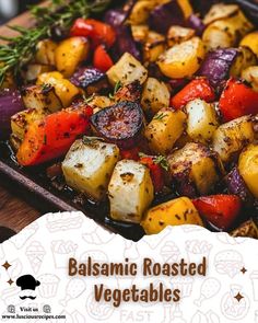 Luscious Recipes | Balsamic Roasted Vegetables | Facebook