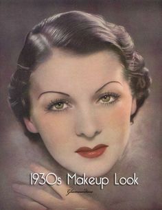 We should focus on loving our bodies the way they are, because that never goes out of style. 1930’s Makeup, 1930 Makeup, 1930's Makeup, 1930's Hair, Era Makeup, Period Makeup, 30s Makeup, 1930s Makeup, Historical Makeup