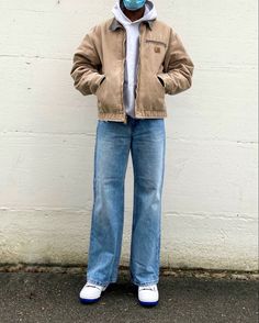 Carhartt Detroit Jacket Outfit, Bf Fits, Sleevless Jacket, Easy Fits, Vintage Carhartt Jacket, Weather Clothes