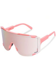 Frame Color:Pink \nShape:Classic Wayfarer \nLens Material:TAC \nFrame Material:PC \nElement:Hollow Out \nFrame Structure:Full Rim Glasses \n Skiing Goggles, Cycling Trips, Pink Shades, Sports Glasses, Fashion Glasses, Pink Sports, Glasses Fashion, Goggles, Women Fashion