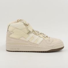 Adidas Ivy Park X Forum Mid 'Icy Park - Cream White' Leather Gw2857 Size 4 - 11 Nib Shoes Are Brand New And Have Never Been Worn. Shoes Come With Their Original Box, Box May Have Mild To Moderate Amounts Of Wear From Handling. Beige Leather High-top Sneakers With Round Toe, Beige Synthetic High-top Sneakers With Round Toe, High-top Synthetic Sneakers With Branded Heel Counter, Cream Leather High-top Sneakers With Round Toe, Beige Leather High-top Sneakers, Beige Casual High-top Sneakers With Abzorb Midsole, Casual Beige High-top Sneakers With Abzorb Midsole, Cream Lace-up High-top Sneakers In Synthetic Material, Cream Lace-up Synthetic High-top Sneakers