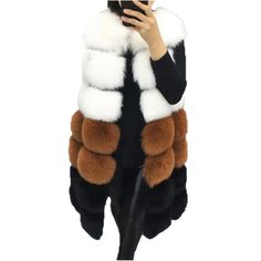 PRICES MAY VARY. Material: Faux fur and polyester Features: Sleeveless, side two pockets, v neck, solid color Match: This winter women faux fur vest match with leggings, black slacks, shorts, skinny pants, jeans, bodycon dress, knee high boots Note: Due to the long distance transport, the faux fur coat may become messy and not smoothly so much, so when you get it, please grab the collar, then shake it from top to bottom gently Care Instruction: Hand wash Lisa Colly Winter Waistcoat Women's Faux Fur Vest Women, Women Faux Fur Vest, Fur Vests, Chaleco Casual, Long Fur Coat, Faux Fur Gilet, Elegant Style Women, Waistcoat Woman, Fur Gilet