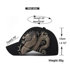 Men’s Chinese Dragon Cotton Cap Look your best in this fun and fashionable Ballcap. Black Cotton Adjustable Strap Size: 55-59 cm Hip Hop Style Flat Cap Baseball Cap, Hip Hop Sports Flat Cap, Sports Flat Cap One Size Fits Most, Hip Hop Cap Hat, Hip Hop Cap One Size Fits Most, Black Flat Cap Trucker Hat For Baseball Season, Black Trucker Hat Flat Cap For Baseball Season, Black Breathable Flat Cap, Black One Size Flat Cap