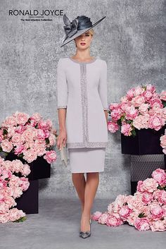 New Season 2016 Spring/Summer & Autumn/Winter Mother of the Bride Fashion Collection Previews Mother Of The Bride Fashion, Suits For Wedding, Veni Infantino, Short Fitted Dress, Ronald Joyce