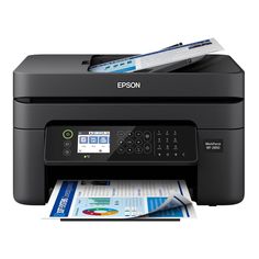 the epson printer is open and ready to be used