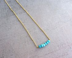 Dainty gold necklace with blue turquoise faceted gemstone beads, December birthstone necklace, 14k gold filled chain. on Etsy, $27.00 Dainty Turquoise Jewelry With Tiny Beads, Dainty Turquoise Jewelry With Delicate Chain, Dainty Turquoise Beaded Chain Necklace, Dainty Blue Turquoise Necklace With Adjustable Chain, Dainty 14k Gold-filled Turquoise Jewelry, December Birthstone Necklace, Vintage Style Necklace, Gold Chain Choker, Stone Choker