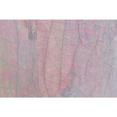 an abstract painting with pink and green leaves on the bottom right side, as if it were painted in pastel colors