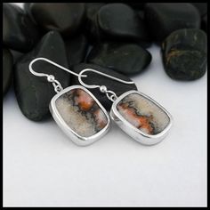 English Rose Agate Earrings Agate Earrings, English Rose, Floral Pendant, Urban Legends, Rose Gold Pendant