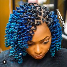 Blue Locs, Blue Dreads, Beautiful Dreadlocks, Dreads Styles, Dread Hairstyles, Dreadlock Hairstyles