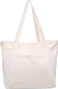 Large Natural Canvas Tote Bag With Natural Handles - 18.5x11.5x5.5 - Threadart.com Large White Casual Canvas Bag, Rectangular Canvas Bag With Pockets For Weekend, White Large Capacity Canvas Bag, Practical White Canvas Bag With Large Capacity, Practical Large Capacity White Canvas Bag, White Rectangular Beach Bag For The Weekend, White Rectangular Beach Bag For Weekend, Blank Tote Bag, Clothes Beach