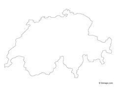 an outline map of the country of germany