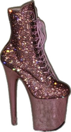 Glamorous Party Platform Boots, Glamorous Party Boots With Platform, Glamorous Platform Party Boots, Luxury Pink Party Boots, Flamingo Color, Pleaser Shoes, Rhinestone Embellishments, Platform Ankle Boots, Pink Rhinestones