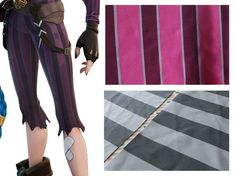 "I offer printed fabric perfect for jinx or vi cosplay. It's one side printed. Size is 100x148cm, like on example picture. If you need smaller piece, ask me! This is poliester but breathable fabric, if you need real cotton - write to me, it possible but in higher price. A few details: A fabric: It's stretchy fabrics, I used it for leggings, so if you want to make these pants fitted or in universal size, it's good choice B fabric: It's more matt, a little little stretchy, it will looks more like Vi Cosplay, Arcane Vi, Jinx Cosplay, Top Cosplay, Arcane Jinx, Jinx Arcane, 3d Files, Jinx League Of Legends, Pants Fabric