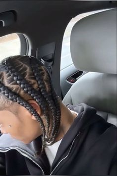 Side Braids Men, Stud Braid Hairstyles, Afro Hair Woman, Boy Braids, Fade Haircut Curly Hair, Dread Hairstyles For Men