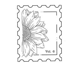 Sunflower Stamp Tattoo, Cute Sunflower Drawing, Postage Stamp Tattoo Ideas, Female Forearm Tattoo, Sunflower Line Art, Peter Graham, Photographer Tattoo, Tattoo Logo, Stamp Tattoo