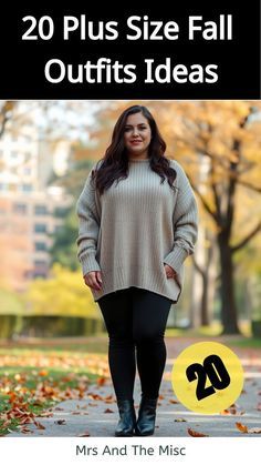 Get ready for fall with these stunning plus size outfit dresses! From cozy knits to chic prints, these dresses will have you looking and feeling fabulous all season long. #plussizefashion #falloutfits #dresses #curvygirl #autumnstyle #bodypositive #fallfashion #ootd #curvystyle #fallvibes London Autumn Outfit, Autumn Outfits Plus Size, Plus Size Autumn Outfits, Plus Size Fall Outfit Ideas, Autumn Outfits Curvy