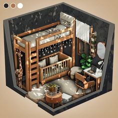 Desert Luxe, Snowy Escape, Sims 4 Bedroom, Growing Together