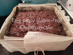 an easy, gluten - free christmas cake recipe