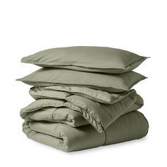 four pillows stacked on top of each other