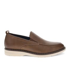 Slip into versatile style and enduring comfort with the Domie Loafer. Pair these men’s shoes with your best slacks or favorite jeans for a look that is timeless, sleek, and sure to turn heads. The synthetic leather uppers, lightweight outsole, and laceless design make them a go-to choice for any occasion. Complete with Dockers Supreme Comfort footbed, breathable sock-cover, and microfiber, moisture-wicking linings, these shoes are carefully crafted to comfortably carry you through any day. The c Masculine Business Casual Slip-ons, Business Casual Moc Toe Slip-ons, Masculine Business Casual Moc Toe Slip-ons, Masculine Business Casual Slip-ons With Moc Toe, Loafer Shoe, Shoe Warehouse, Closed Toe Shoes, The C, Round Toe Heels