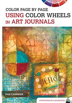 a book with the title color page by page using color wheels in art journals