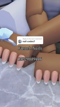 Bloxburg Outfit Codes Nails, Baddie Accessories Codes, White Nail Codes For Berry Ave, Brookhaven Nails Codes, Nails Codes Bloxburg, Berry Avenue Codes For Nails, Bloxburg Nails Codes, Nails Berry Avenue Code, Shoe Codes Berry Ave