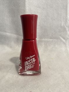 Insta-Dri Nail Color - 373 Rapid Red By Sally Hansen For Women - 0.31 Oz Nail. Sally Hansen Insta Dri Colors, Sally Hansen Insta Dri, Nail Signs, Powder Nail Polish, Beauty Nail, Sally Hansen, Pedicure Nails, Powder Nails, Nail Color