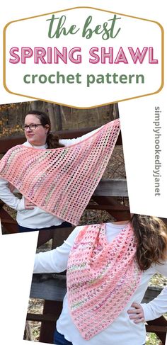 the best spring shawl crochet pattern