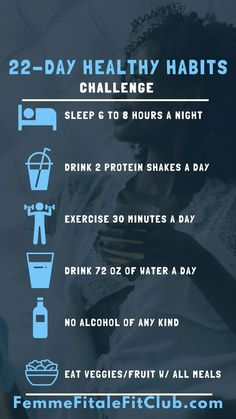 Need guidance on leading a fit and healthy lifestyle? Then join our 22-Day Healthy Habits Challenge which will give you healthy prompts to be mindful of on a daily basis. #healthyhabits #wellness #drinkwater #SelfCare #getsleep #fitnesschallenge #22daysnutrition #22daysproteinpowder #plantbased #22dayhealthyhabit2025