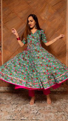 Surangi Kalidar Cotton Anarkali Set for Women - Free Shipping & Easy Returns – Fledgling Wings Festive Kalamkari Print Anarkali Set For Diwali, Festive Anarkali Set With Kalamkari Print For Diwali, Bollywood Anarkali Set With Kalamkari Print For Diwali, Festive Diwali Anarkali Set With Kalamkari Print, Diwali Festive Kalamkari Anarkali Set, Semi-stitched Kalamkari Print Bollywood Anarkali Set, Designer Kalamkari Print Churidar For Diwali, Unstitched Bollywood Anarkali Set With Kalamkari Print, Anarkali Style Festive Palazzo Set With Kalamkari Print