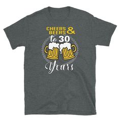 a t - shirt that says cheers and beers to 26 years