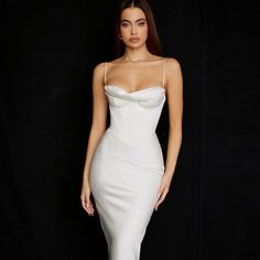 House of CB Charmaine Dress Charmaine Dress, House Of Cb Charmaine, House Dress, White Style, Engagement Party, Wedding Colors, Wedding Bridal