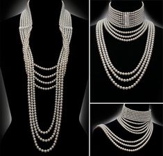 Mikimoto Pearls, Pearl Design, Signature Jewelry, Bead Jewellery, Strand Necklace, Multi Strand, Necklace Designs, Wire Jewelry, Pearl Jewelry