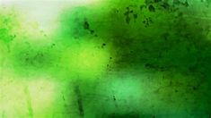 an abstract painting with green and yellow colors