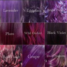 Red Purple, Hair Color, Shades, Purple, Hair, Red, Color, Hair Colour