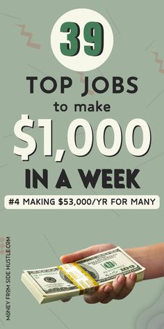 ways to make $1000 a week Make Side Money, Make Quick Money, Ways To Get Money, Side Hustle Ideas, Money Making Jobs, Online Side Hustle, Social Media Jobs, Money Making Hacks, Quick Money