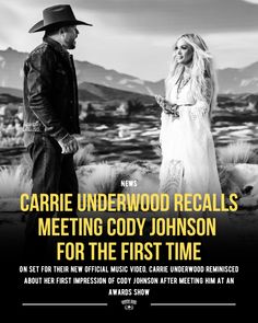 On set for their new official music video, Underwood reminisced about her thoughts on her new duet partner. See what she had to say here >>> https://go.countryrebel.com/CarrieUnderwoodCodyJohnson American Idol Judges, Cody Johnson, Gonna Love You, Christmas Albums, Universal Music Group