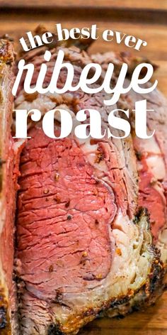 the best ever ribeye roast recipe is in this post it's so easy to make